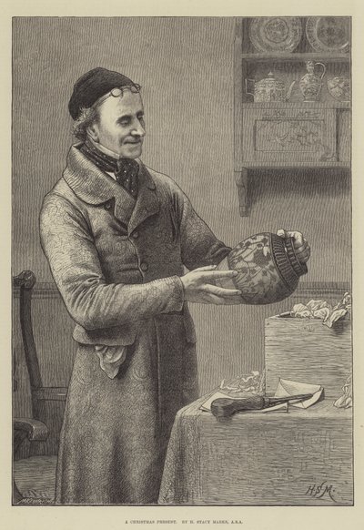 Een kerstcadeau door Henry Stacey Marks